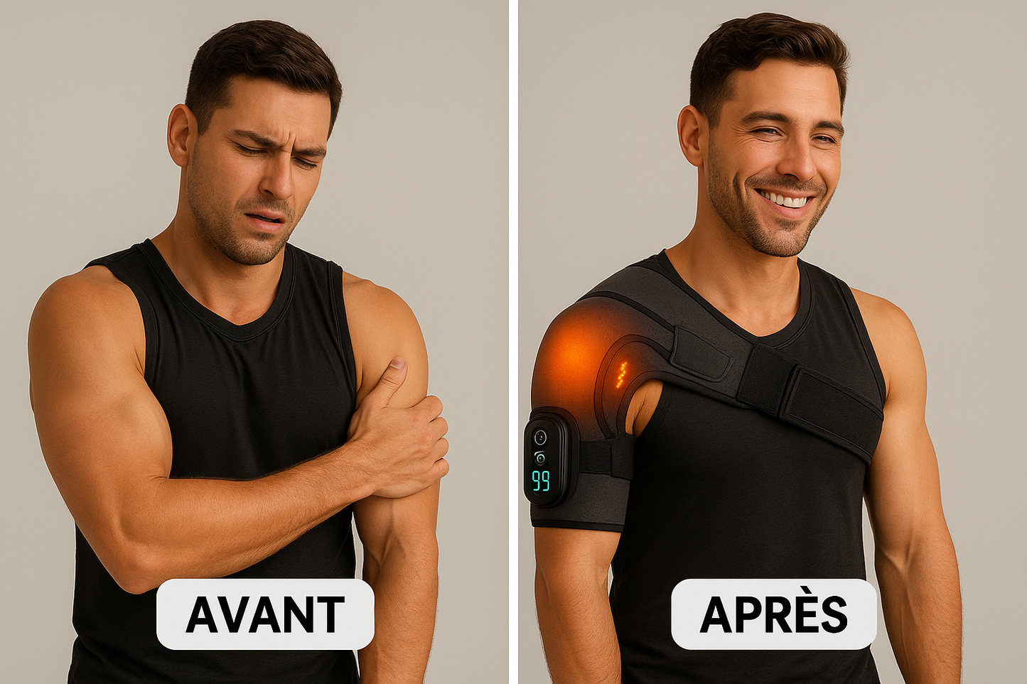 TEOVI HEALPRO – Orthèse épaule chauffante