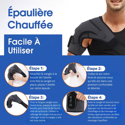 TEOVI HEALPRO – Orthèse d'épaule chauffante TEOVI